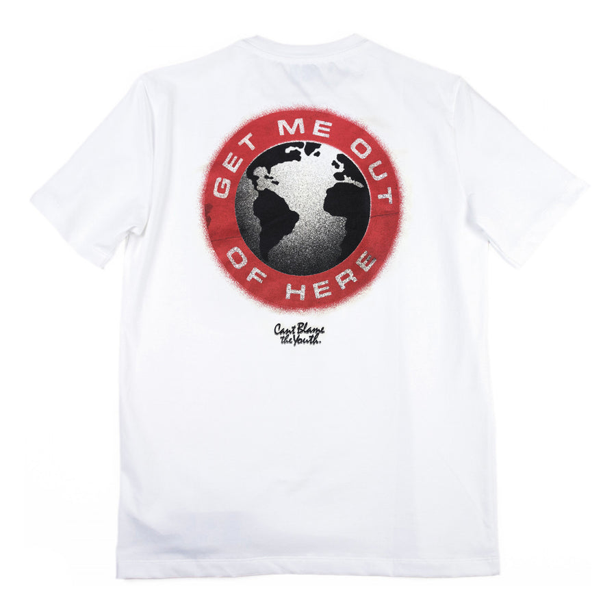 CBTY-GET ME OUT-TSHIRT-WHITE